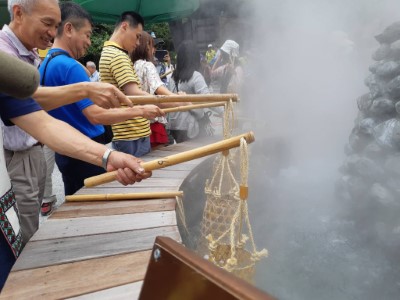 鳩之澤溫泉煮蛋區5月21日重新開放，展現在地風貌及絕佳景觀